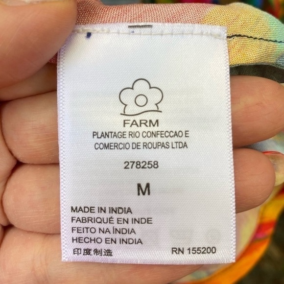 Farm Rio Cover-Up Wrap Dress - Picture 6 of 6